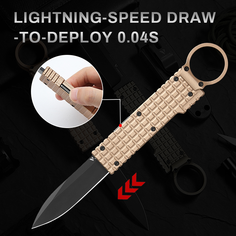 VOREXIS aluminum alloy tool knife, suitable for camping, survival, hiking and daily carrying