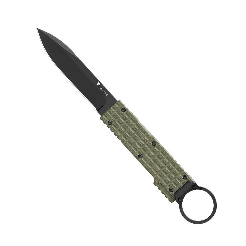 VOREXIS Portable Camping Knives for Men and Women Ideal for Camping Survival Hiking Daily Carrying and Gifts with Durable Green Handle