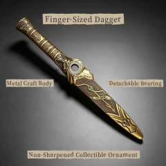 Non‑Sharpened Collectible Ornament with Detachable Bearing, Anime Cosplay Decorative Model