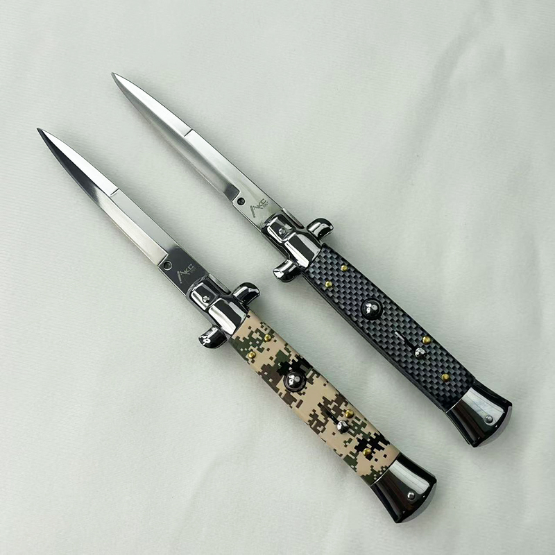 11 Inch AKC Side Open Folding Knife, High Heel Shaped, Men’s Top Pick
