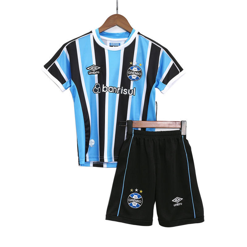 Kids Grêmio FBPA Home Kit Jersey+Shorts 2023/24