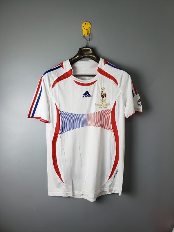 Retro 2006 France white short sleeve