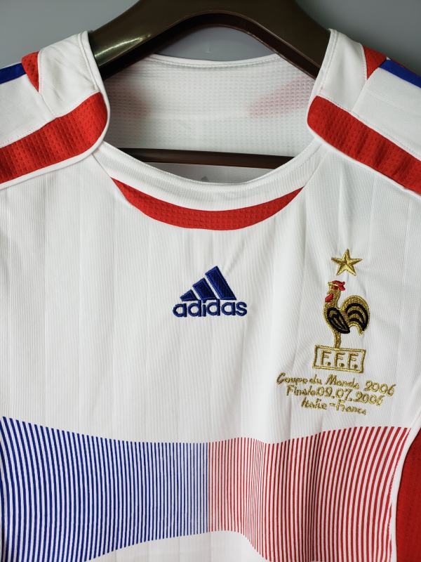Retro 2006 France white short sleeve