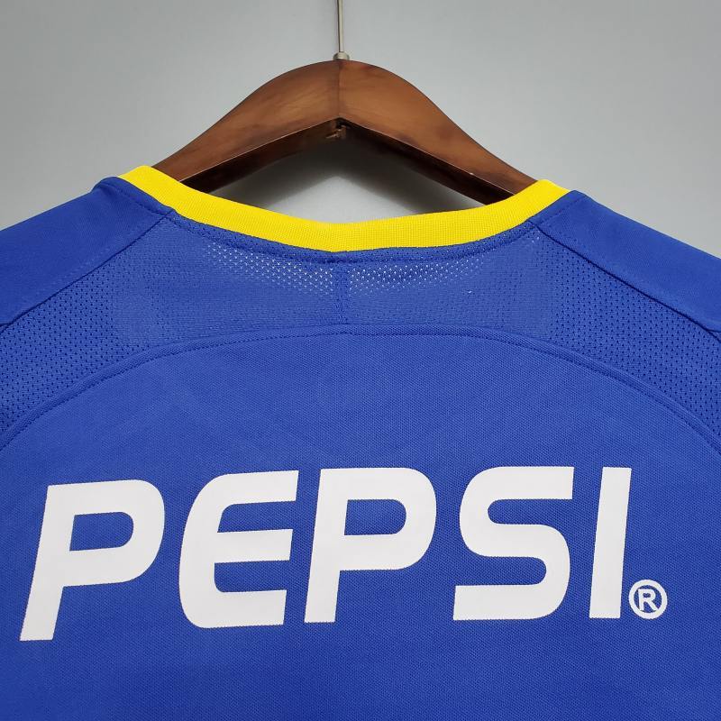 Retro Long Sleeve Boca Juniors home 2003/2004