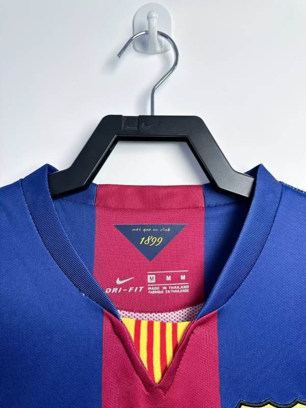 Retro Barcelona long sleeves Home 2014/15
