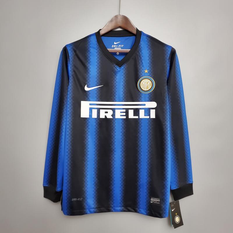 Retro long-sleeved Inter Milan home 2010/2011