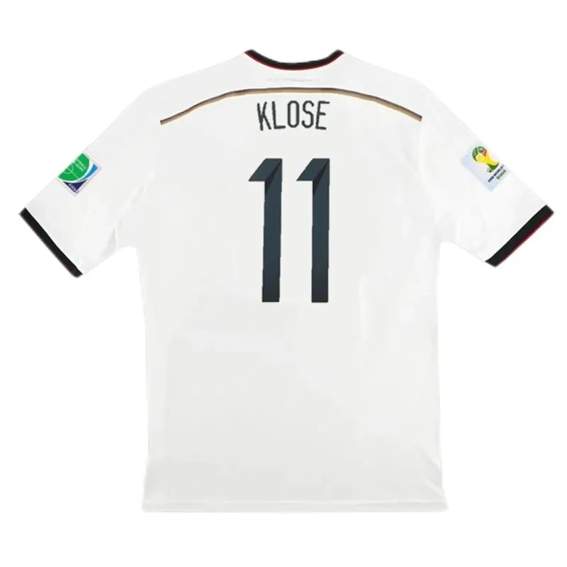 2014 Germany 4 Star Retro Jersey Home World Cup