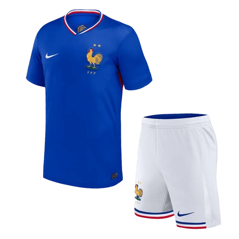2024 France Home Kit(Jersey+Shorts) Euro