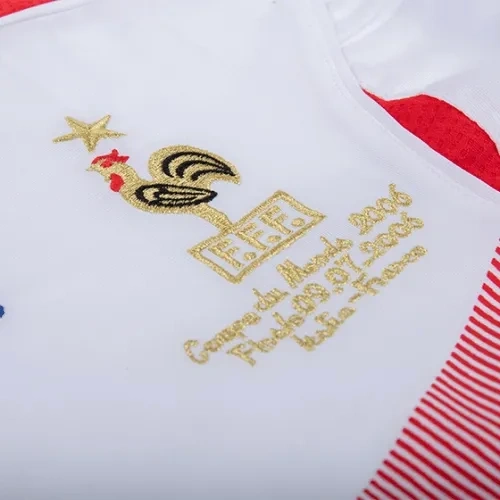 2006 France Retro Jersey Away World Cup