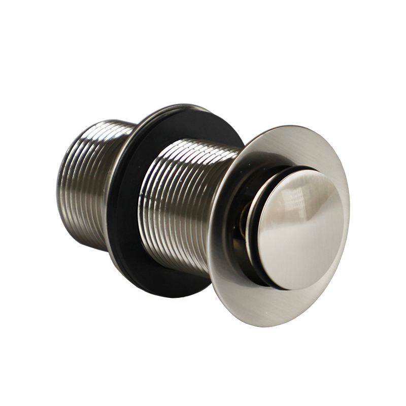 OPITRUELY 1 1/4 inch Pop Up Brass Brushed Nickel Bathroom Basin Drain C113