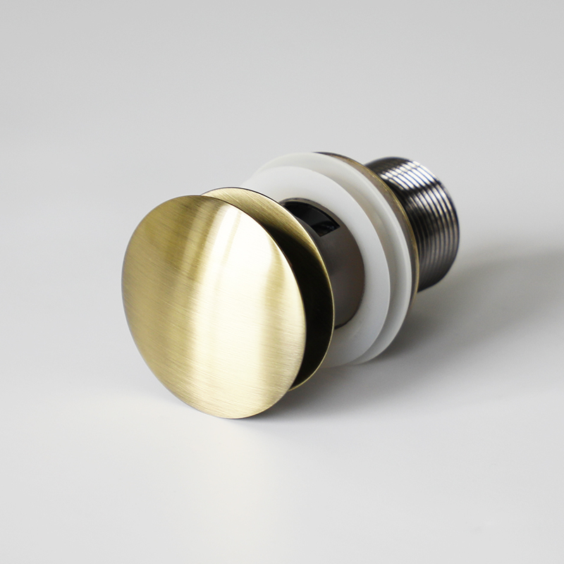 OPITRUELY 1 1/4 inch Pop Up Brass Bronze Bathroom Basin Drain C118