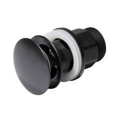 OPITRUELY 1 1/4 inch Click Clac Plastic Black Bathroom Basin Drain C195