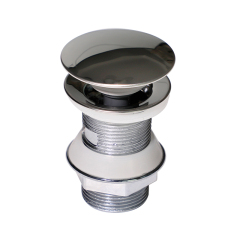 OPITRUELY 1 1/4 inch Chrome Plastic Bathroom Basin Drain C197