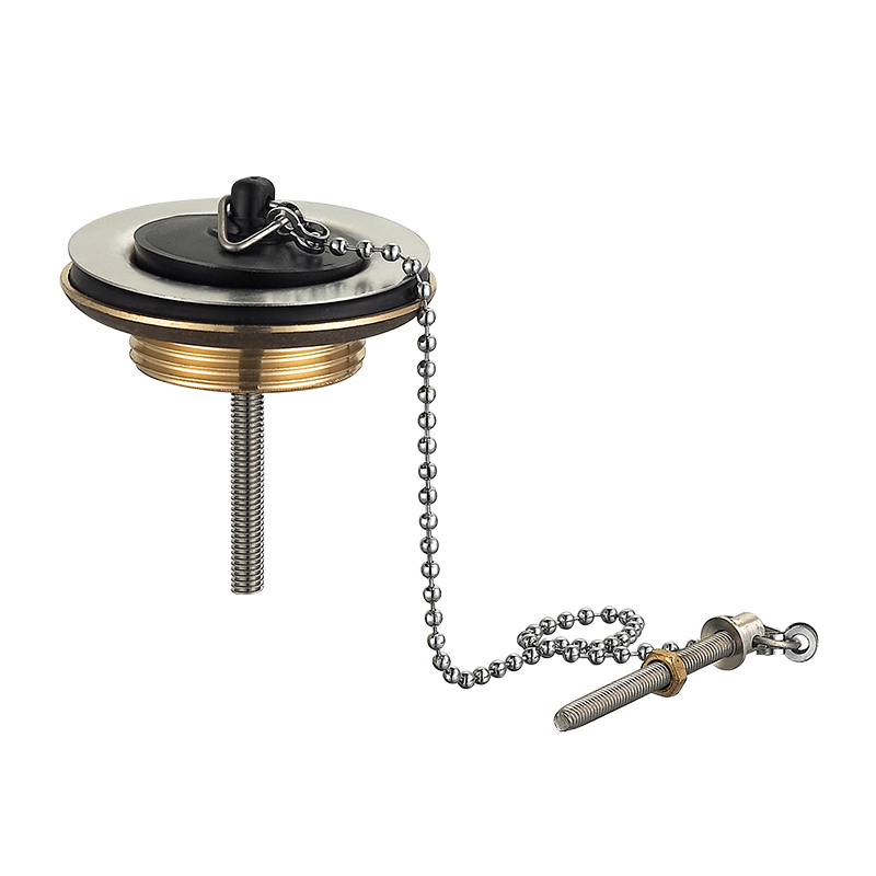 OPITRUELY 1 1/4 inch Brass Bathroom Basin Drain With Plug G011