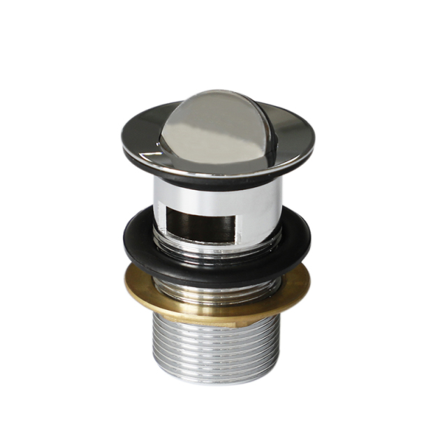 OPITRUELY 1 1/4 inch Rotation Flip Brass Bathroom Basin Drain With Overflow R011