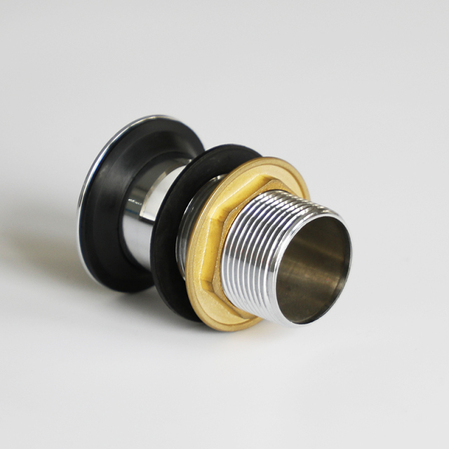 OPITRUELY 1 1/4 inch Rotation Flip Brass Bathroom Basin Drain With Overflow R011