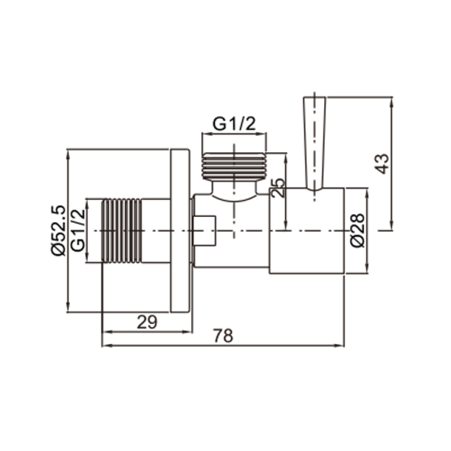 OPITRUELY Brass Bathroom Wash Basin Valve