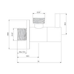 OPITRUELY Brass Bathroom Wash Basin Ceramic Valve