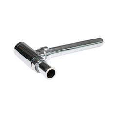 OPITRUELY 1 1/4 inch Plastic Chrome Bathroom Basin Bottle Trap
