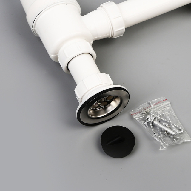 OPITRUELY 1 1/4 inch Plastic Bathroom Basin Bottle Trap