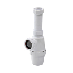 OPITRUELY 1 1/4 inch ABS Plastic Bathroom Basin Bottle Trap
