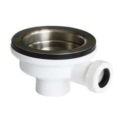 OPITRUELY Stainless Steel Kitchen Sink Strainer with Overflow