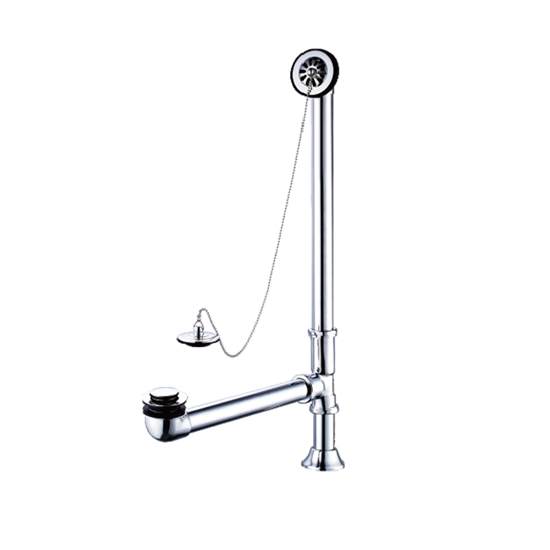 OPITRUELY Polished Chrome Brass Claw Foot Bathtub Drain