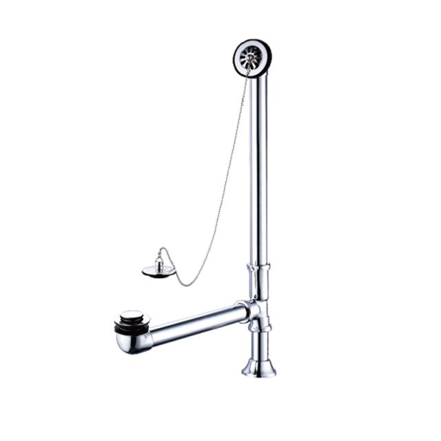 OPITRUELY Polished Chrome Brass Claw Foot Bathtub Drain