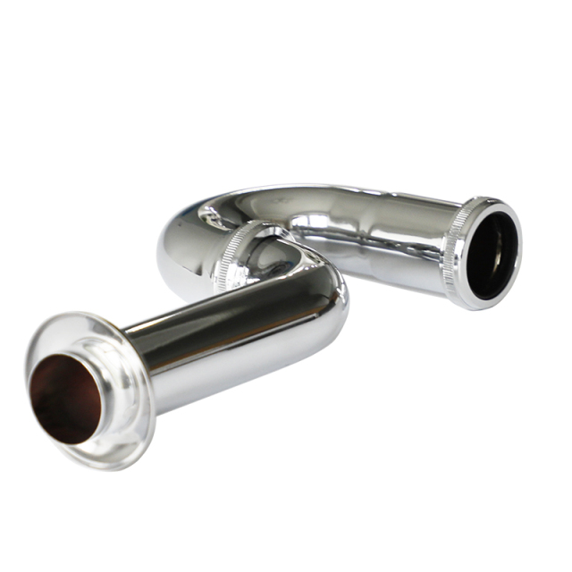 OPITRUELY 1 1/2 inch Brass Chrome Bathroom Basin P-Trap