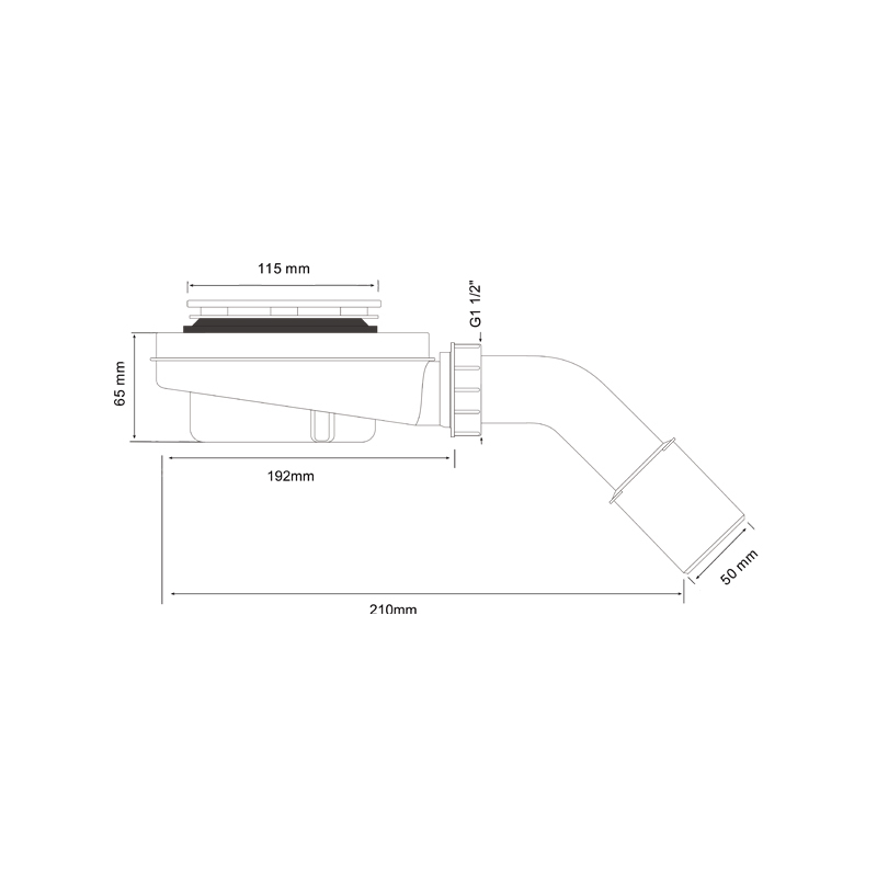 OPITRUELY Hotel Plastic Bathroom Shower Tray Drain