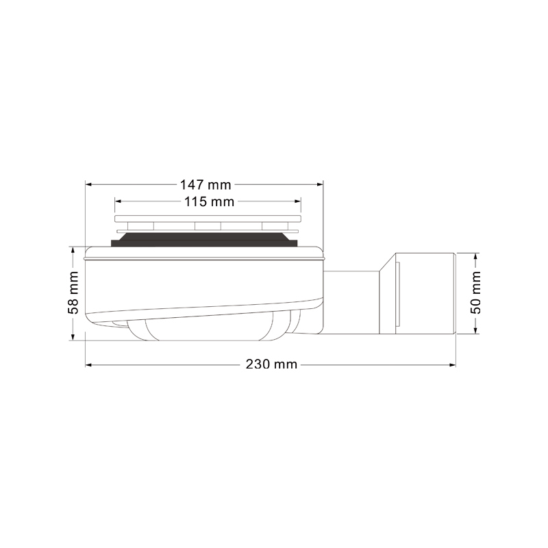 OPITRUELY Best Plastic Bathroom Shower Tray Drain