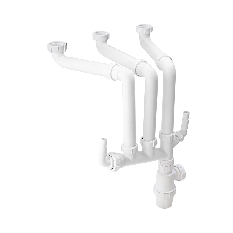 OPITRUELY 1.5" Plastic Kitchen Three Sink Drain Pipe