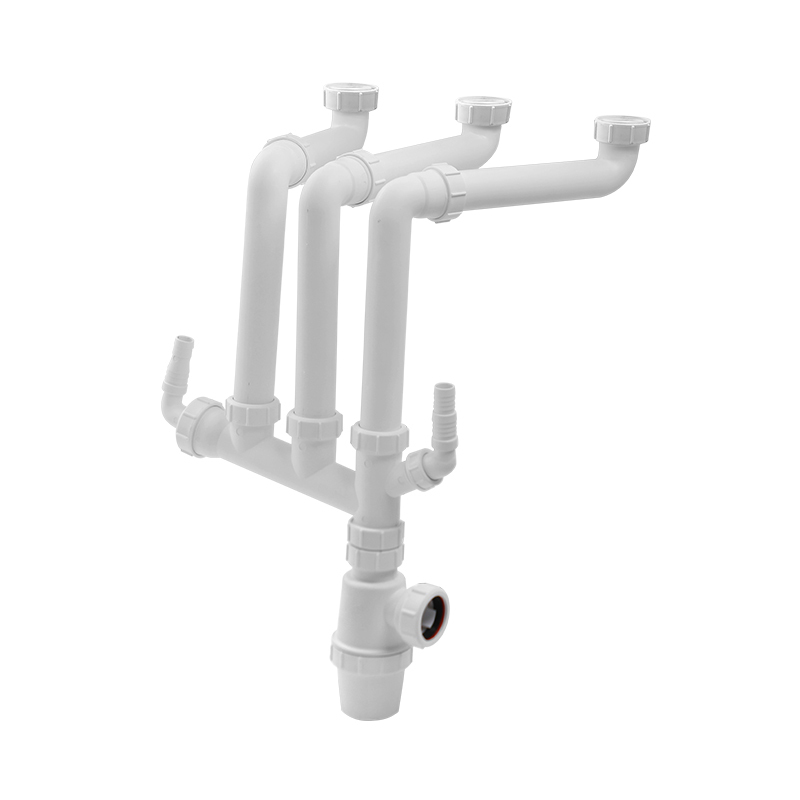 OPITRUELY 1.5" Plastic Kitchen Three Sink Drain Pipe