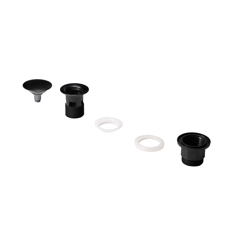 OPITRUELY 1 1/4 inch Click Clac Plastic Black Bathroom Basin Drain C195