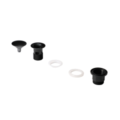 OPITRUELY 1 1/4 inch Click Clac Plastic Black Bathroom Basin Drain C195