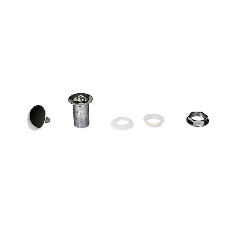OPITRUELY 1 1/4 inch Chrome Plastic Bathroom Basin Drain C197