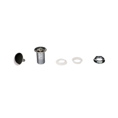 OPITRUELY 1 1/4 inch Chrome Plastic Bathroom Basin Drain C197