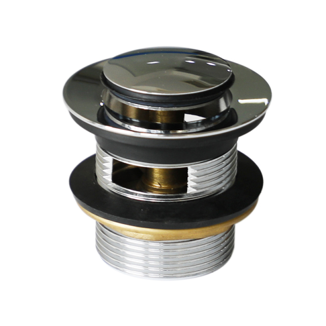 OPITRUELY 1 1/2 inch Click Clack Brass Bathroom Drain With Overflow C027