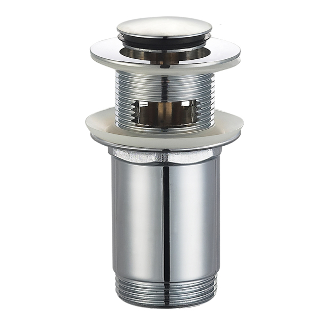 OPITRUELY 1 1/4 inch Brass Click Clack Bathroom Basin Drain With Overflow C043