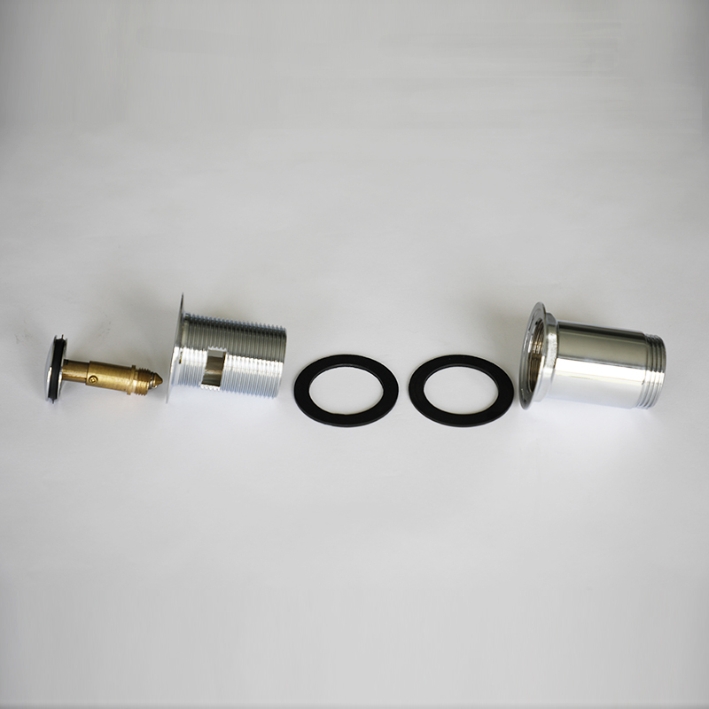 OPITRUELY 1 1/4 inch Brass Click Clack Bathroom Basin Drain With Overflow C043