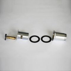 OPITRUELY 1 1/4 inch Brass Click Clack Bathroom Basin Drain With Overflow C043