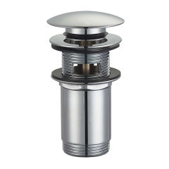 OPITRUELY 1 1/4 inch Brass Bathroom Basin Drain With Overflow C044