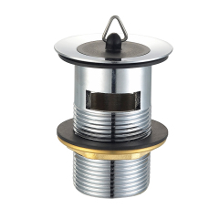 OPITRUELY 1 1/4 inch Bathroom Brass Basin Drain With Plug G024