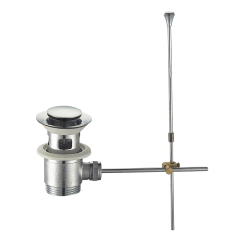 OPITRUELY 1 1/4 inch Lift and Rod Brass Bathroom Basin Drain T034