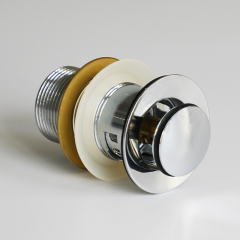 OPITRUELY 1 1/4 inch Brass Pop Up Bathroom Basin Drain C037