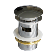 OPITRUELY 1-1/2 Pop Up Chrome Bathroom Basin Drain C018