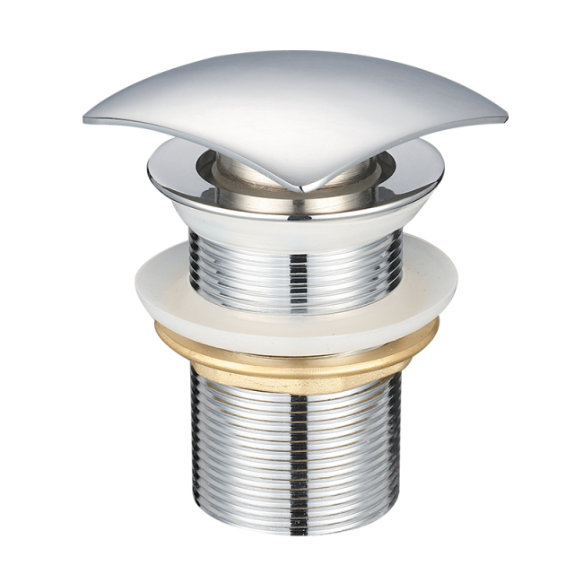 OPITRUELY 1-1/2 Brass Chrome Bathroom Basin Drain C023