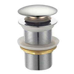 OPITRUELY 1-1/2 Chrome Brass Bathroom Basin Drain C026