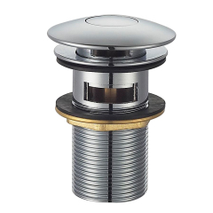 OPITRUELY 1-1/4 Brass Chrome Bathroom Basin Drain C056