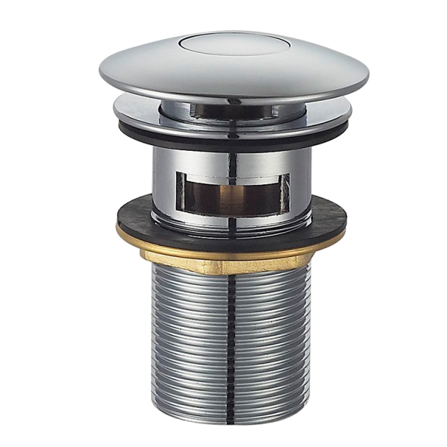 OPITRUELY 1-1/4 Brass Chrome Bathroom Basin Drain C056